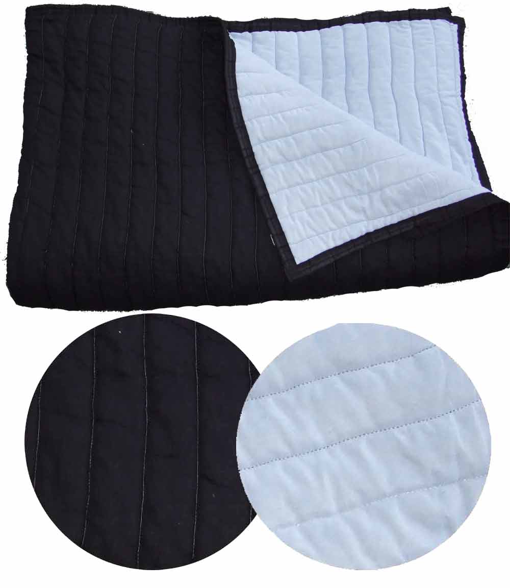Producers Choice Black and White Acoustic Blanket (Single Blanket) VB-70 –  Moving supplies, Moving blankets, movers blanket, Piano board –